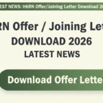 HKRN Offer Letter and Joining Letter Download 2026 latest news and guide