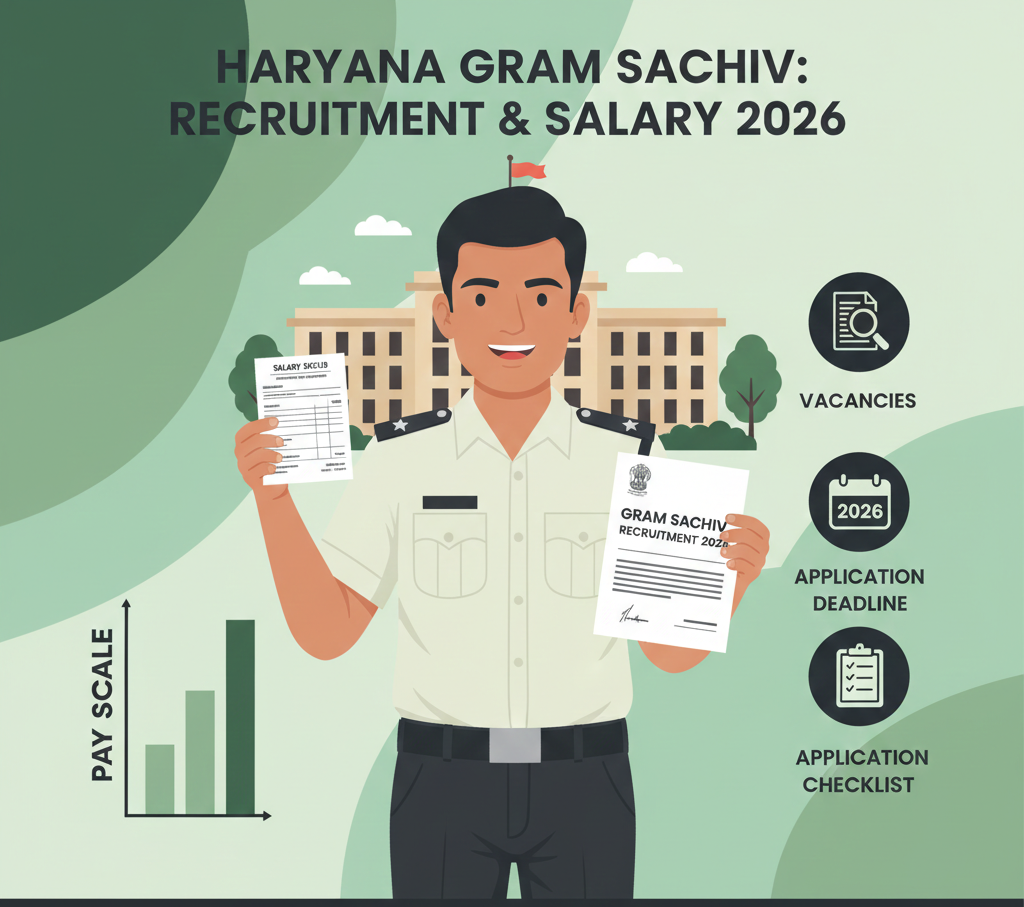 Latest news and updates on Haryana Gram Sachiv recruitment 2026