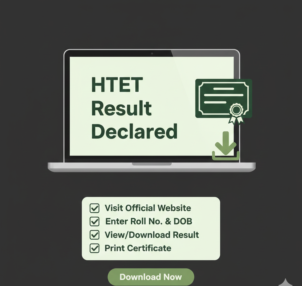 HTET Result Declared: How to Download the HTET Certificate Easily