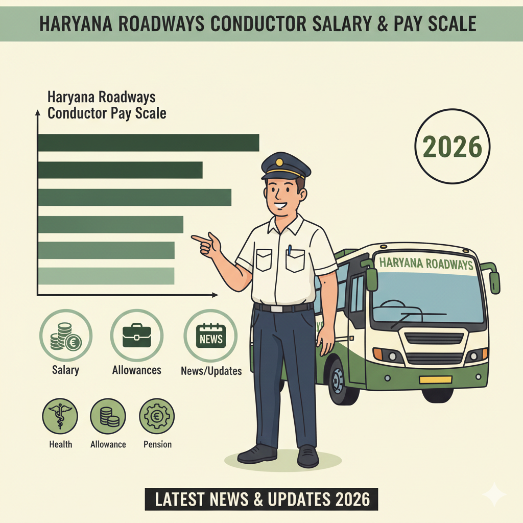 Haryana Roadways conductor salary 2026 full pay scale and news