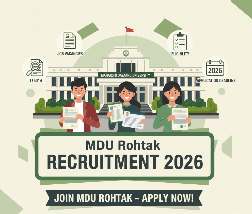 Salary and benefits for MDU Rohtak Recruitment 2026 jobs